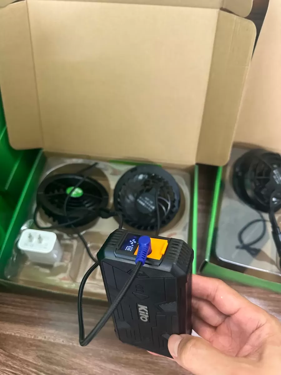 Bộ phụ kiện pin quạt KZT02 22V Pin 28000mAh