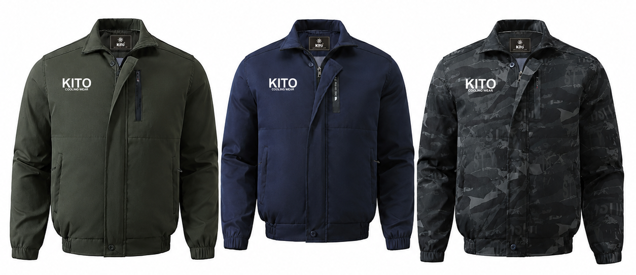 Áo lẻ KITO KT05 không mũ 3 màu xanh rêu xanh than camo đen