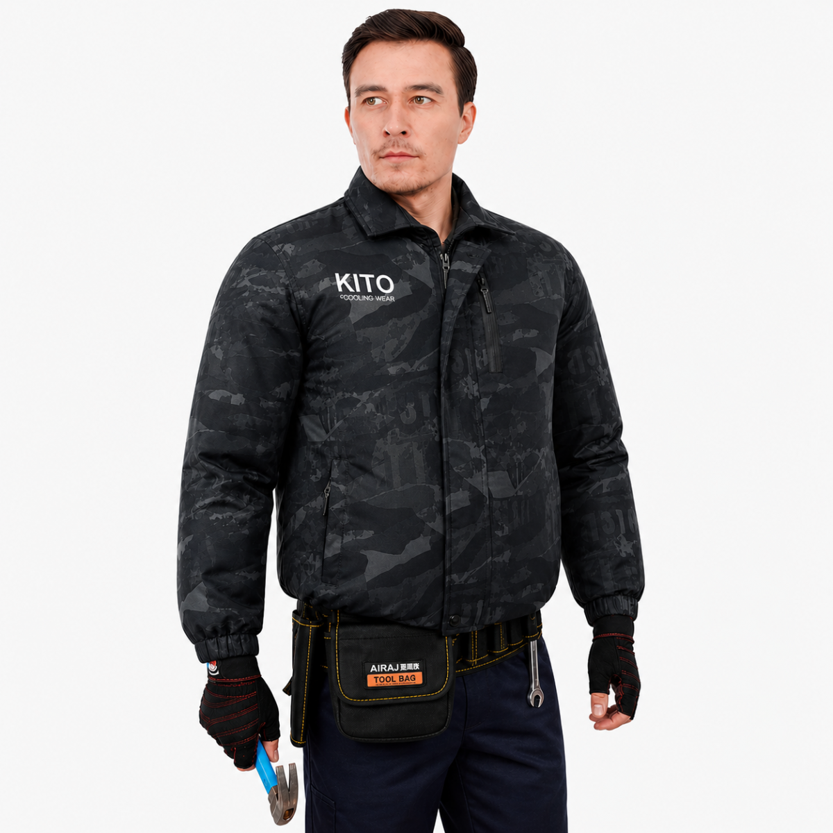 Áo Điều Hòa KITO KT05 Camo đen 24V
