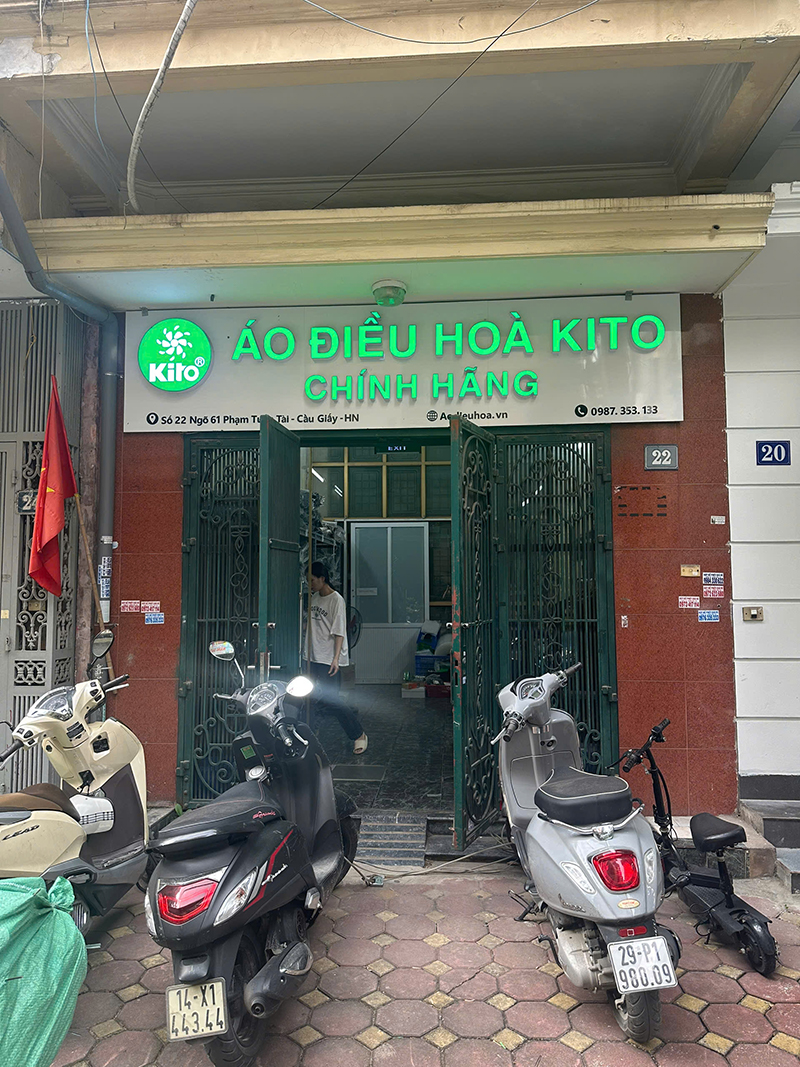 Địa chỉ mua áo điều hòa KITO Chính Hãng uy tín chất lượng tại Hà Nội