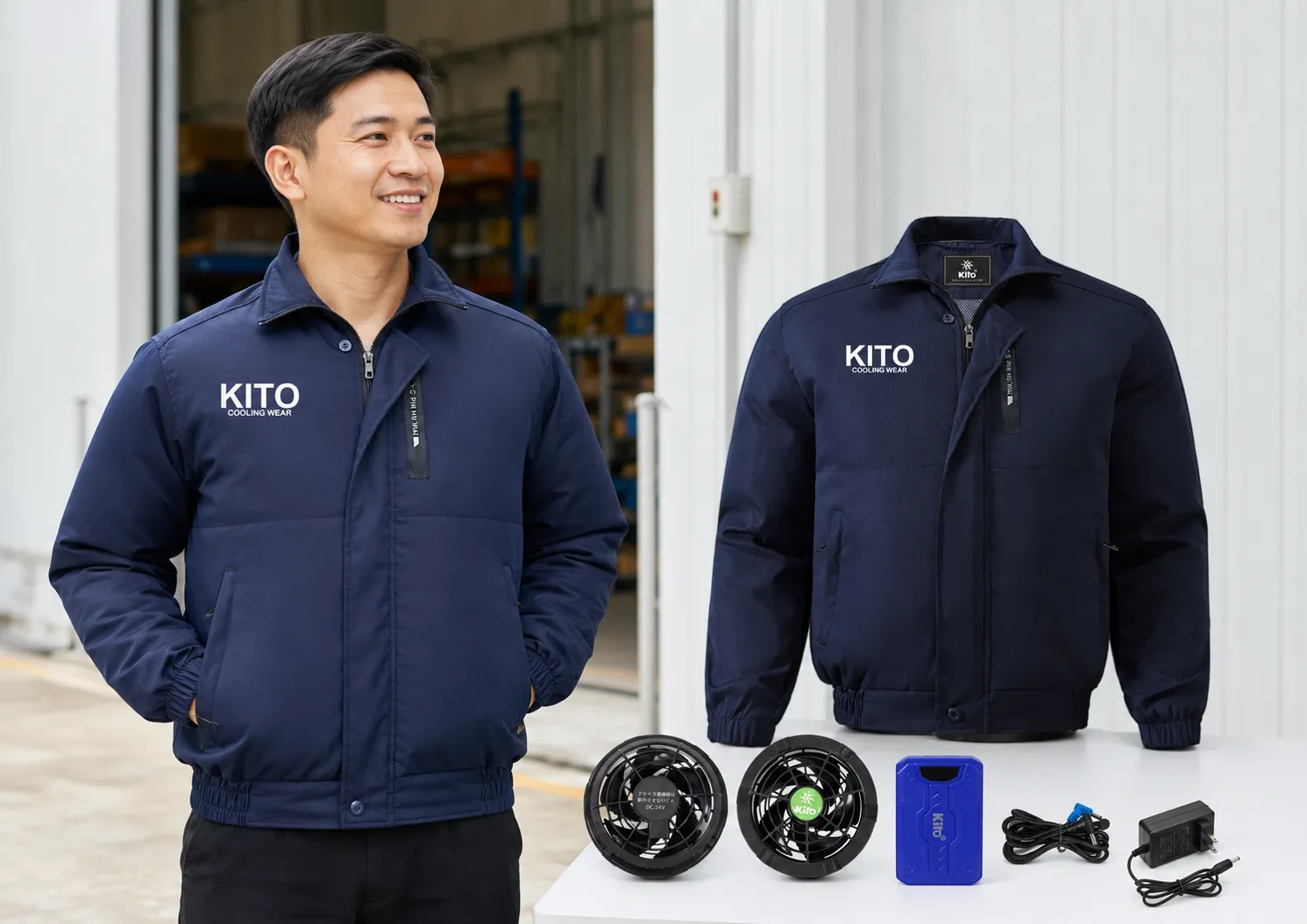 Hướng dẫn sử dụng áo điều hòa KITO đúng cách