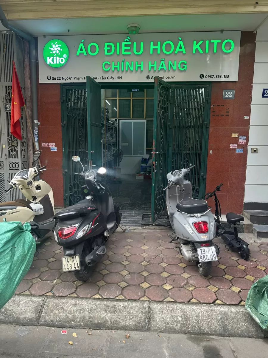 Địa chỉ phân phối áo điều hòa KITO chính hãng tại Hà Nội