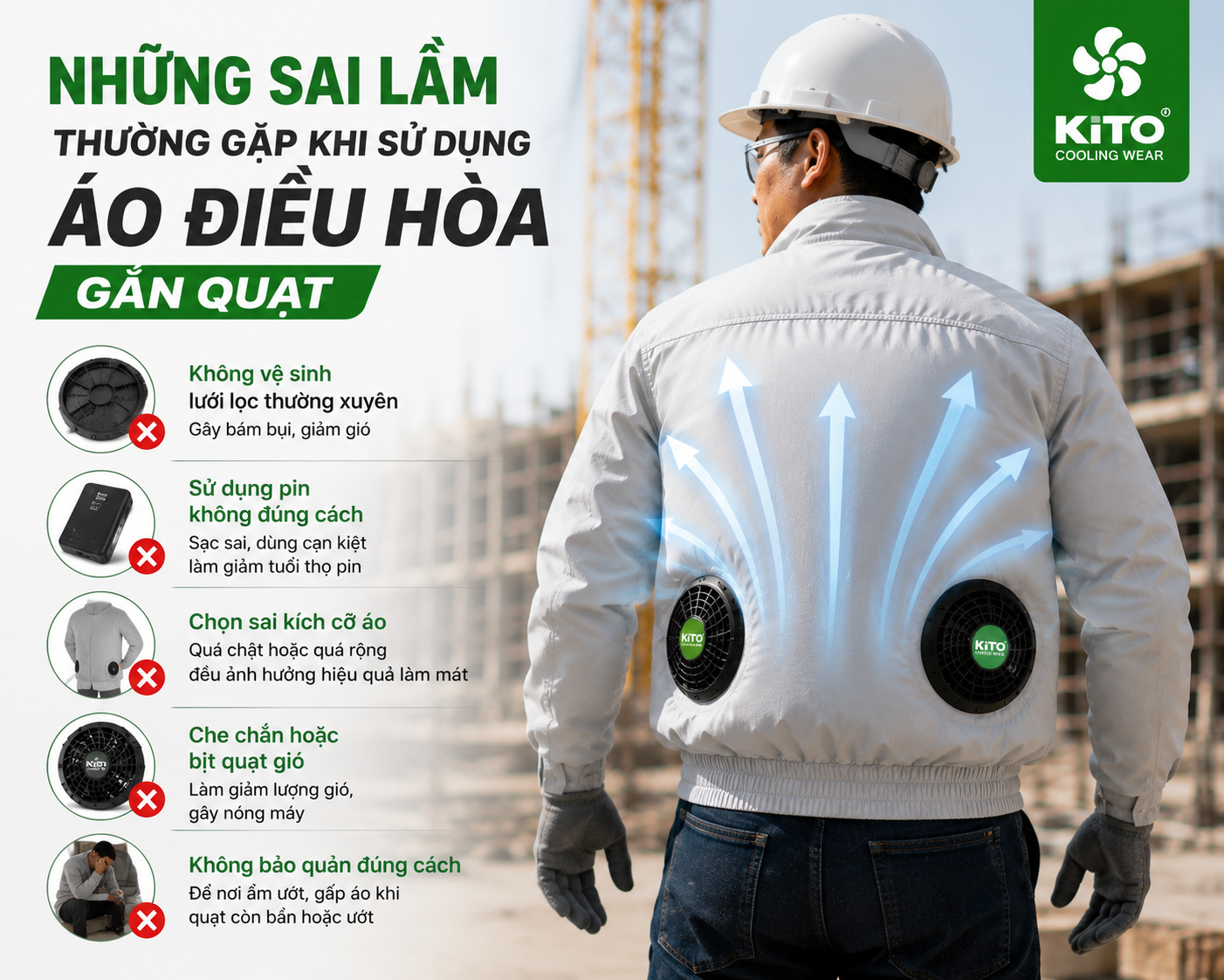 Lưu ý khi lựa chọn áo điều hòa
