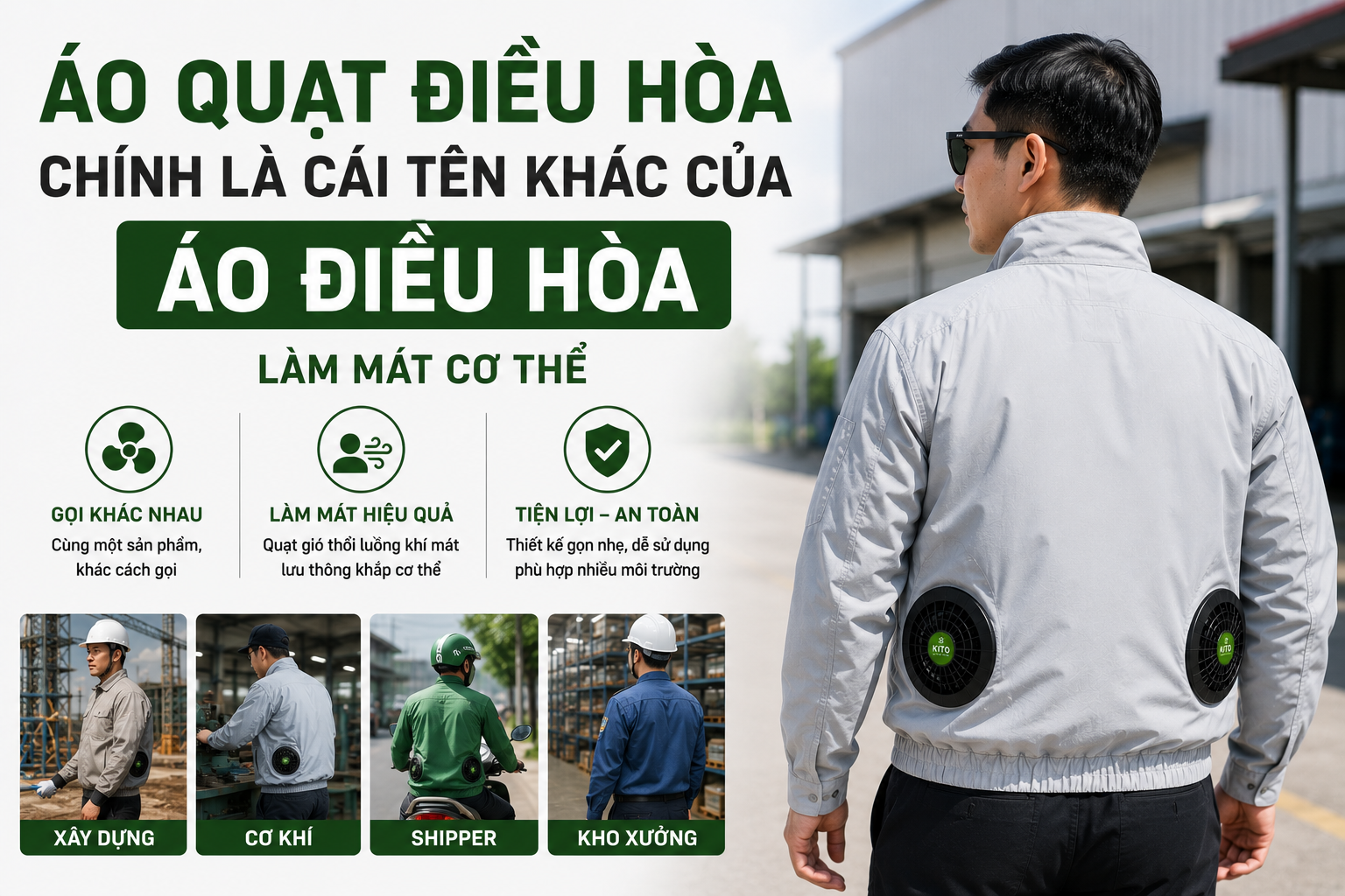 Áo điều hòa hay còn gọi là áo làm mát