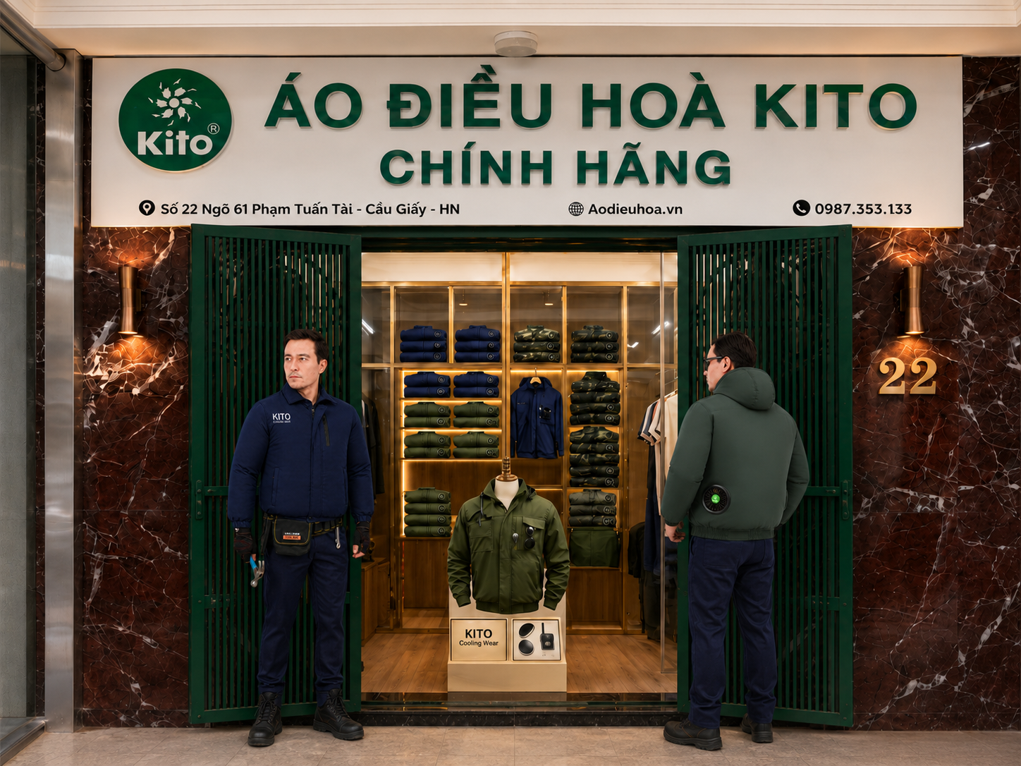 Cửa hàng áo điều hòa KITO