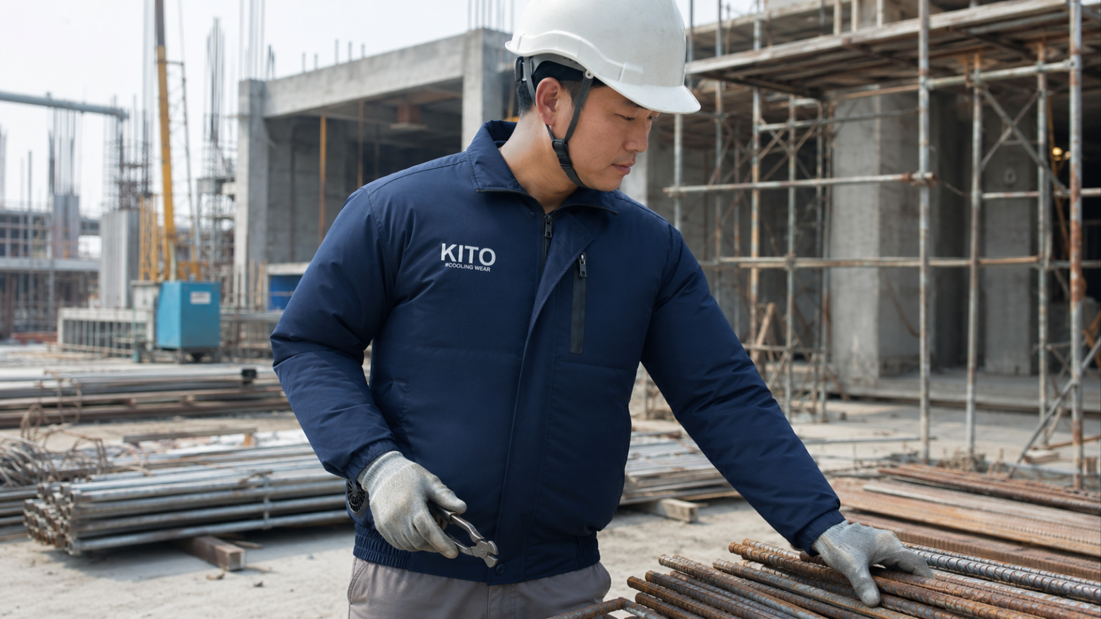 Áo điều hòa KITO KT05 camo đen dành cho người lao động