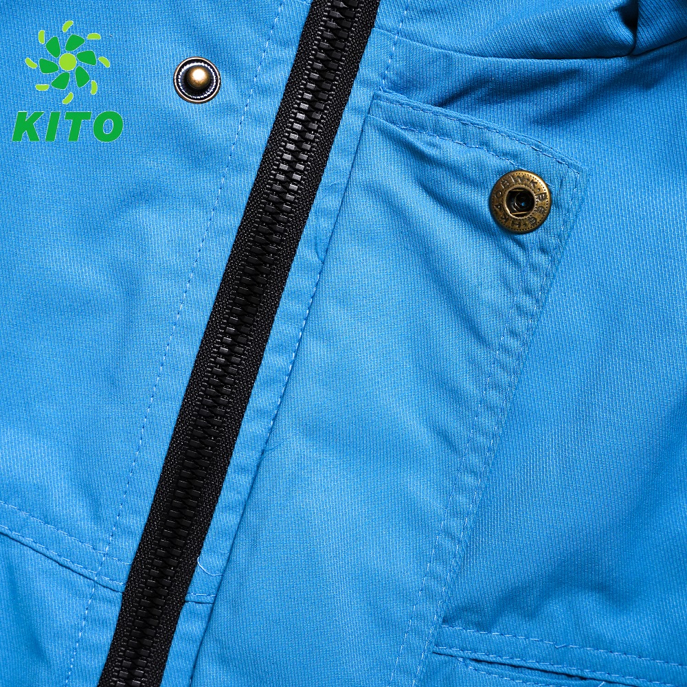 áo điều hòa Kito được làm từ vải cotton 100%